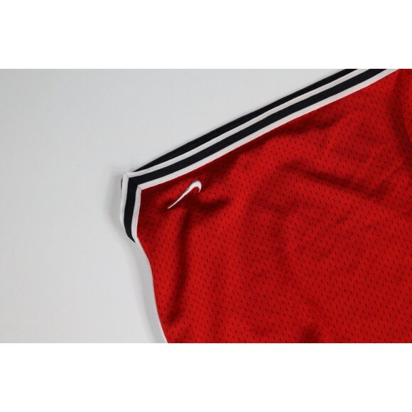 Vintage Y2K Nike Mens Medium Travis Scott Mini Swoosh Above Knee Shorts Red - Picture 5 of 11